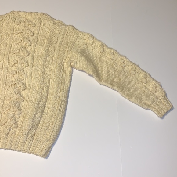 Vintage Cream Knit Ski Sweater - Women’s Size XS - Picture 7 of 9
